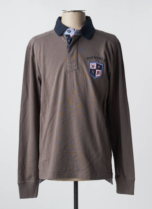 Polo gris RUCKFIELD pour homme