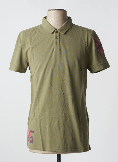 Polo vert FREEMAN T.PORTER pour homme