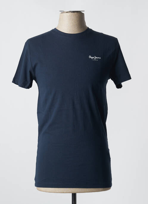 T-shirt bleu PEPE JEANS pour homme