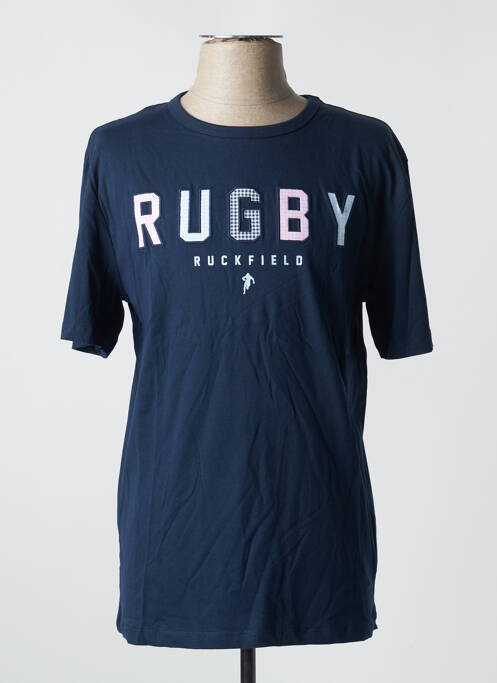 T-shirt bleu RUCKFIELD pour homme