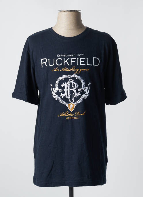 T-shirt bleu RUCKFIELD pour homme