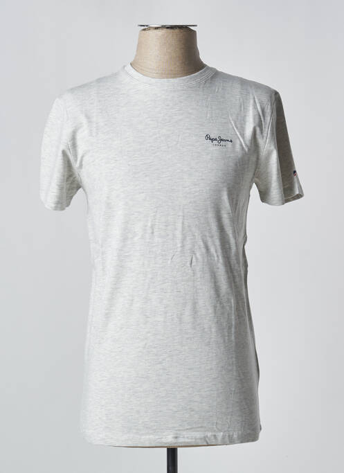 T-shirt gris PEPE JEANS pour homme