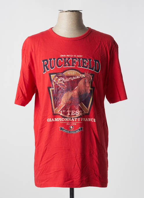 T-shirt rouge RUCKFIELD pour homme