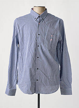 Chemise manches longues bleu RUCKFIELD pour homme