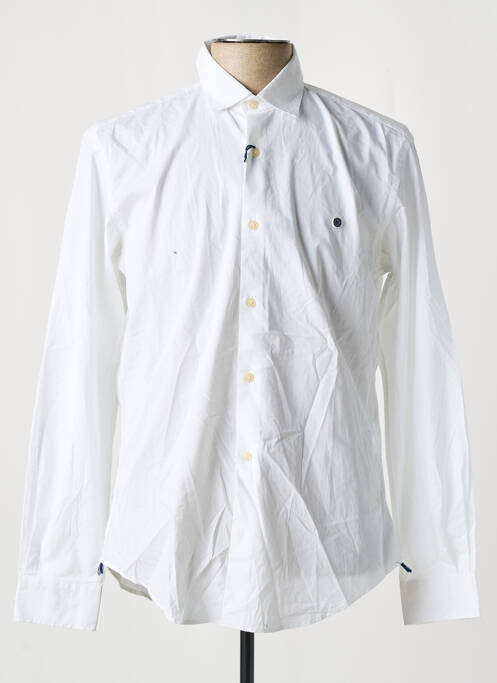 Chemise manches longues blanc SERGE BLANCO pour homme