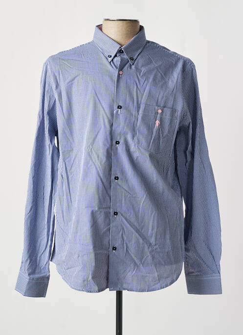 Chemise manches longues bleu RUCKFIELD pour homme