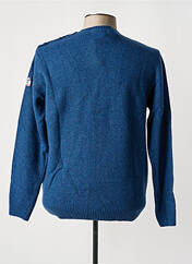 Pull bleu BACK TO ALASKA pour homme seconde vue