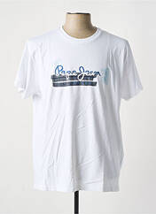 T-shirt blanc PEPE JEANS pour homme seconde vue