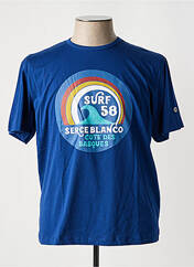 T-shirt bleu SERGE BLANCO pour homme seconde vue