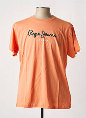 T-shirt orange PEPE JEANS pour homme seconde vue