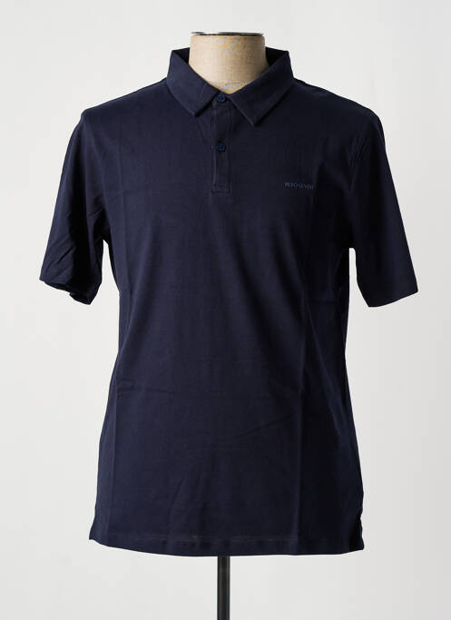 Polo bleu HERO SEVEN pour homme