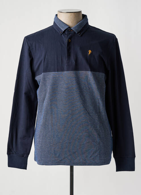 Polo bleu RUCKFIELD pour homme