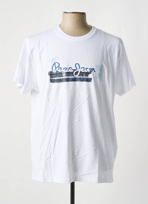 T-shirt blanc PEPE JEANS pour homme