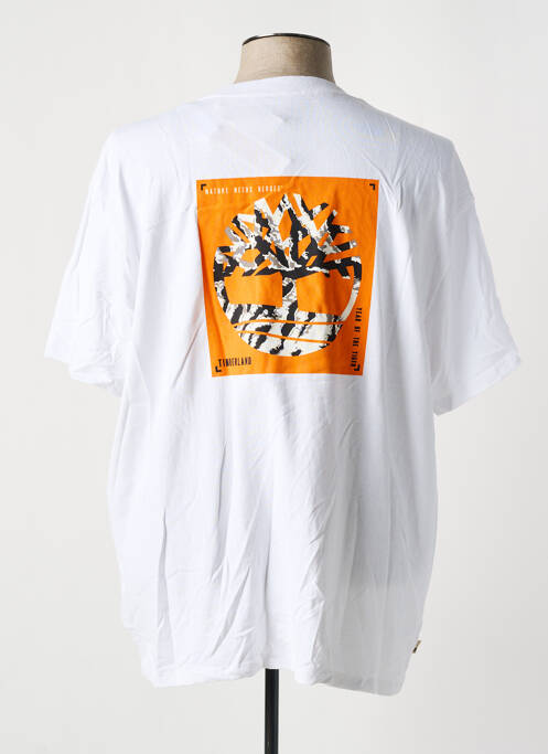 T-shirt blanc TIMBERLAND pour homme