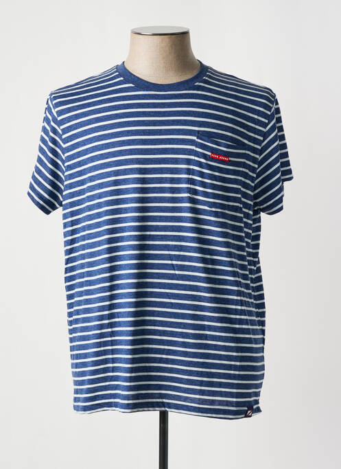 T-shirt bleu PEPE JEANS pour homme