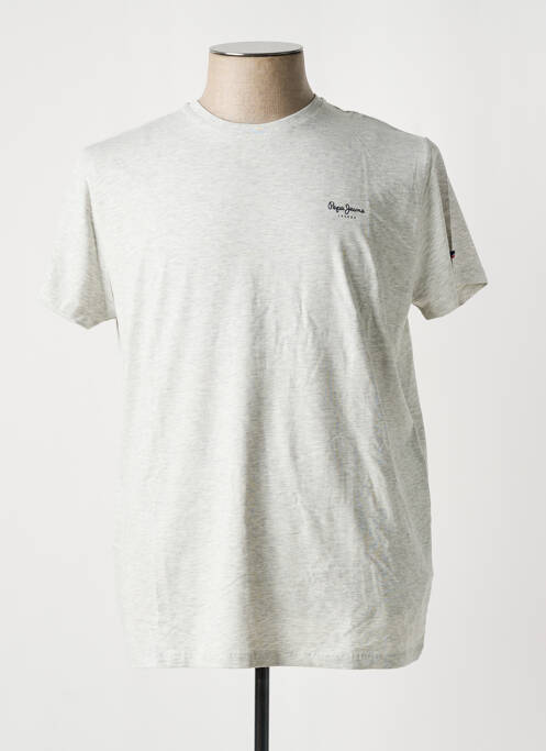 T-shirt gris PEPE JEANS pour homme