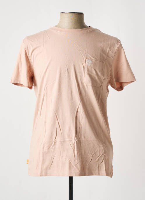 T-shirt rose TIMBERLAND pour homme