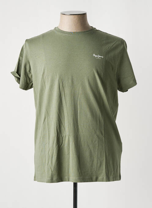 T-shirt vert PEPE JEANS pour homme