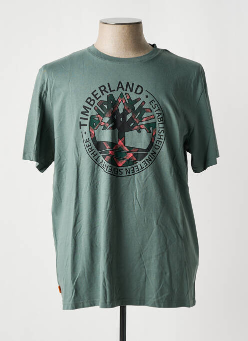 T-shirt vert TIMBERLAND pour homme