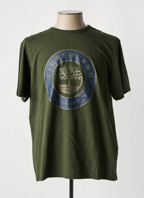 T-shirt vert TIMBERLAND pour homme