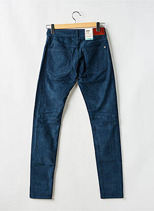 Pantalon slim fermeture zippée sous rabat boutonné bleu PEPE JEANS homme