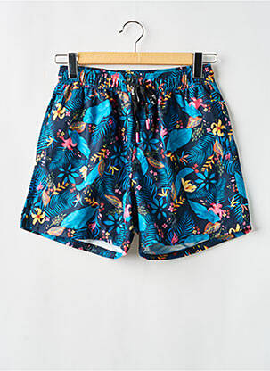 Short de bain imprimé fantaisie bleu RUCKFIELD homme