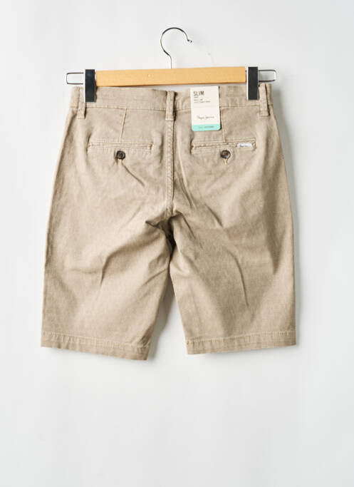 Bermuda beige PEPE JEANS pour homme