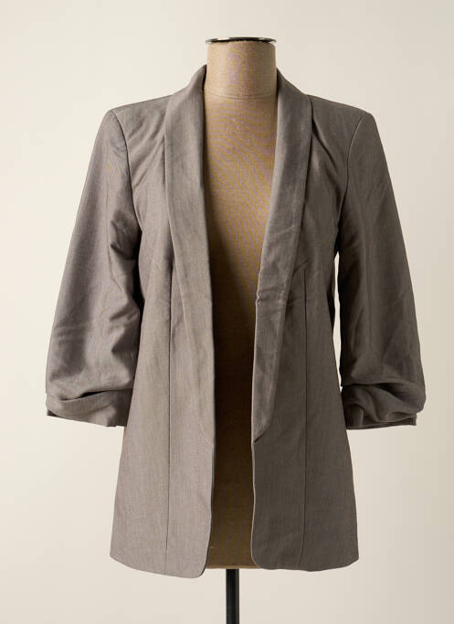 Blazer gris PIECES pour femme