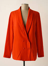 Blazer col châle orange IMPERIAL femme