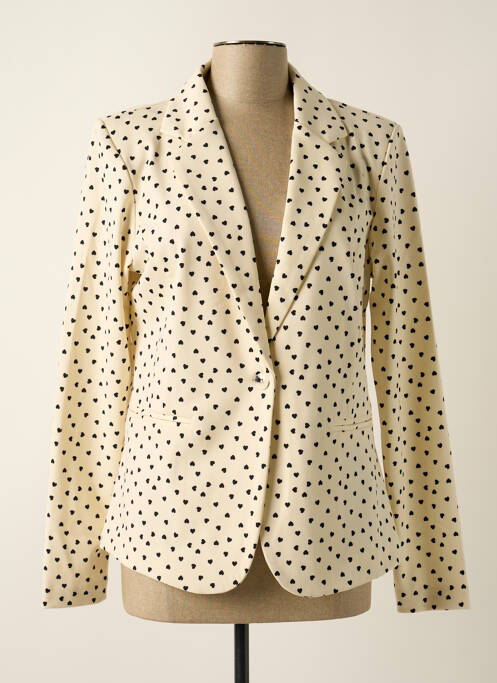 Blazer beige ICHI pour femme