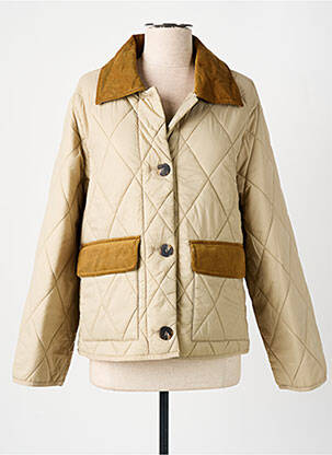 Doudoune poches sans capuche beige ONLY femme
