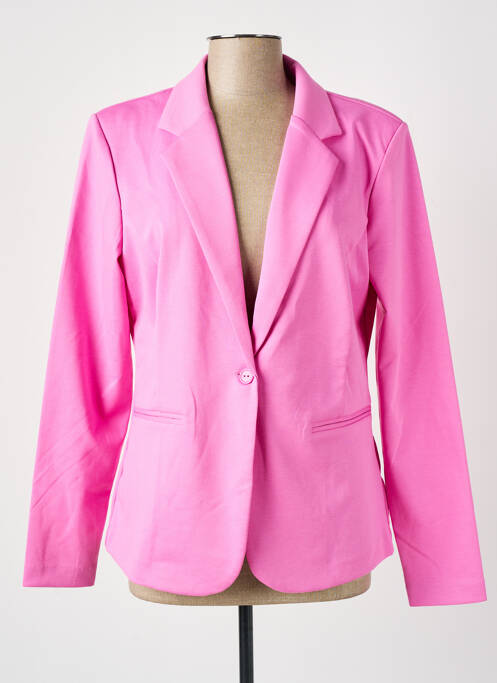 Blazer rose ICHI pour femme