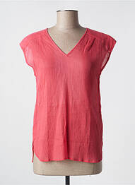 Top manches courtes manches courtes rose PRINCESSE NOMADE femme