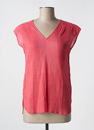 Top manches courtes manches courtes rose PRINCESSE NOMADE femme