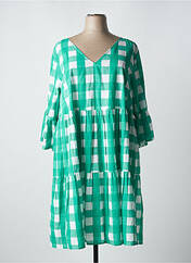 Robe mi-longue vert ORIENTIQUE NATURALLY pour femme seconde vue