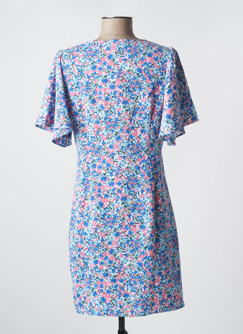 Robe mi-longue bleu GRACIELA pour femme