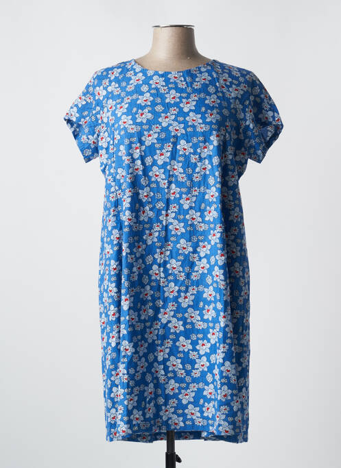 Robe mi-longue bleu KALI YOG pour femme