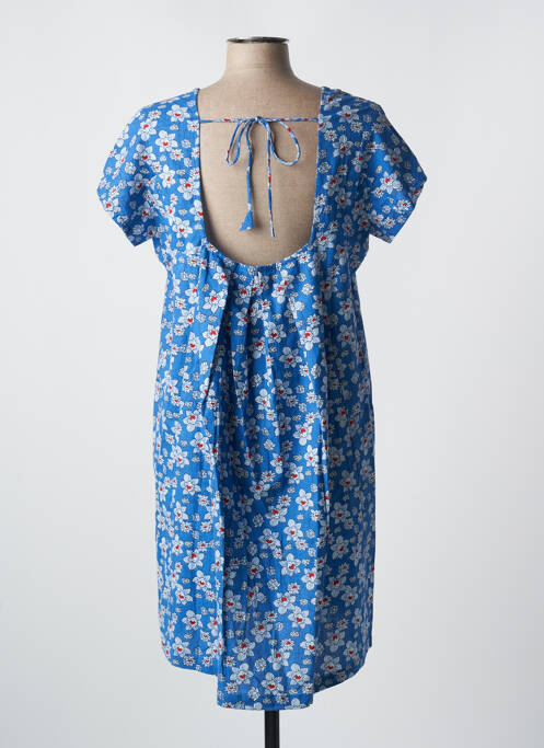 Robe mi-longue bleu KALI YOG pour femme