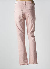 Jeans coupe slim rose KAROSTAR pour femme seconde vue