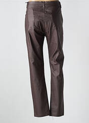 Pantalon slim marron ROSE PLAYER pour femme seconde vue