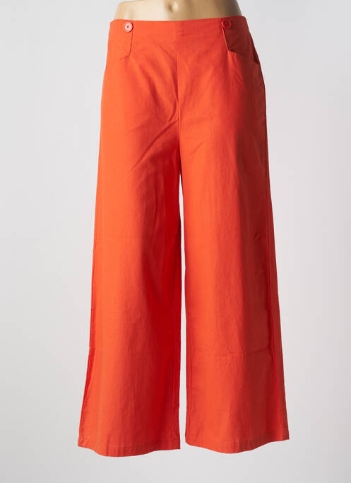 Pantalon 7/8 orange COMPAÑIA FANTASTICA pour femme