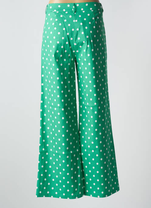 Pantalon flare vert COMPAÑIA FANTASTICA pour femme