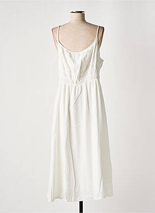 Robe longue manches bretelles ajustables fines bretelles blanc WRANGLER femme