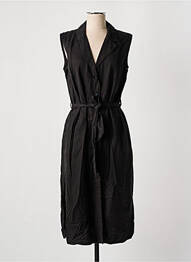 Robe mi-longue sans manche sans manche noir PEPE JEANS femme
