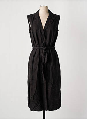 Robe mi-longue sans manche sans manche noir PEPE JEANS femme