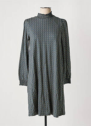 Robe courte manches longues manches longues vert INDI & COLD femme