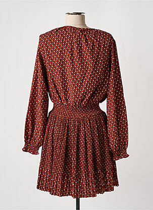 Robe courte manches longues manches longues marron PEPE JEANS femme