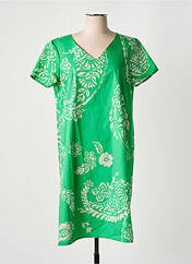 Robe mi-longue vert SIGNE NATURE pour femme seconde vue