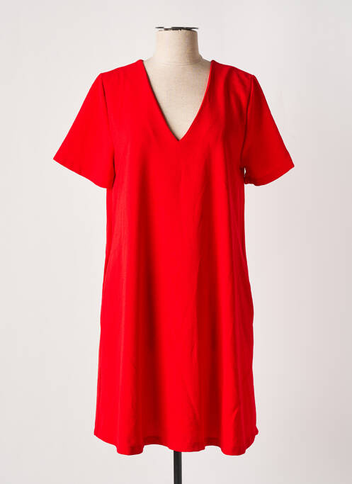 Robe mi-longue rouge PAKO LITTO pour femme