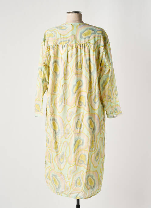 Robe mi-longue vert INDI & COLD pour femme